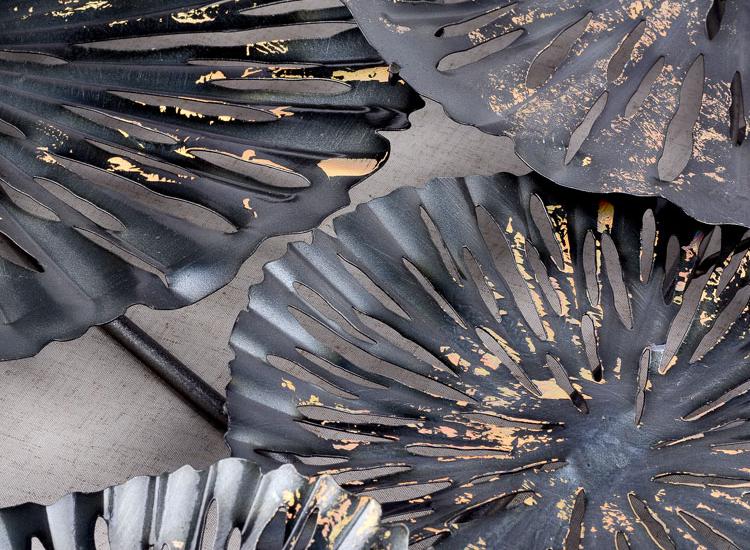 玄關裝飾畫 工業風客廳沙發軟裝實物 立體手工鐵藝金屬酒店壁飾