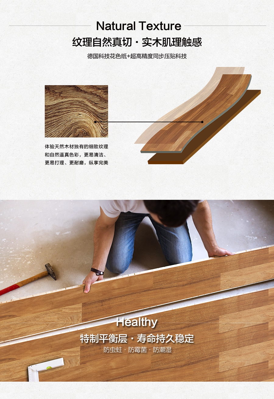 雅柏麗地板 強化復合地板 強化復合地板十大品牌 BL-XC0006漢堡幻想