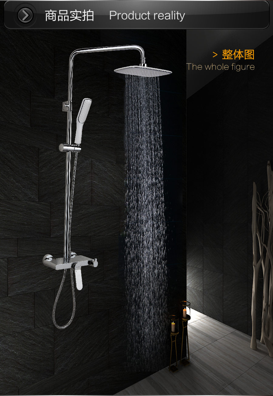 GOHGOH家用花灑 浴室掛墻式花灑 增壓淋雨沐浴蓬蓬頭 08007