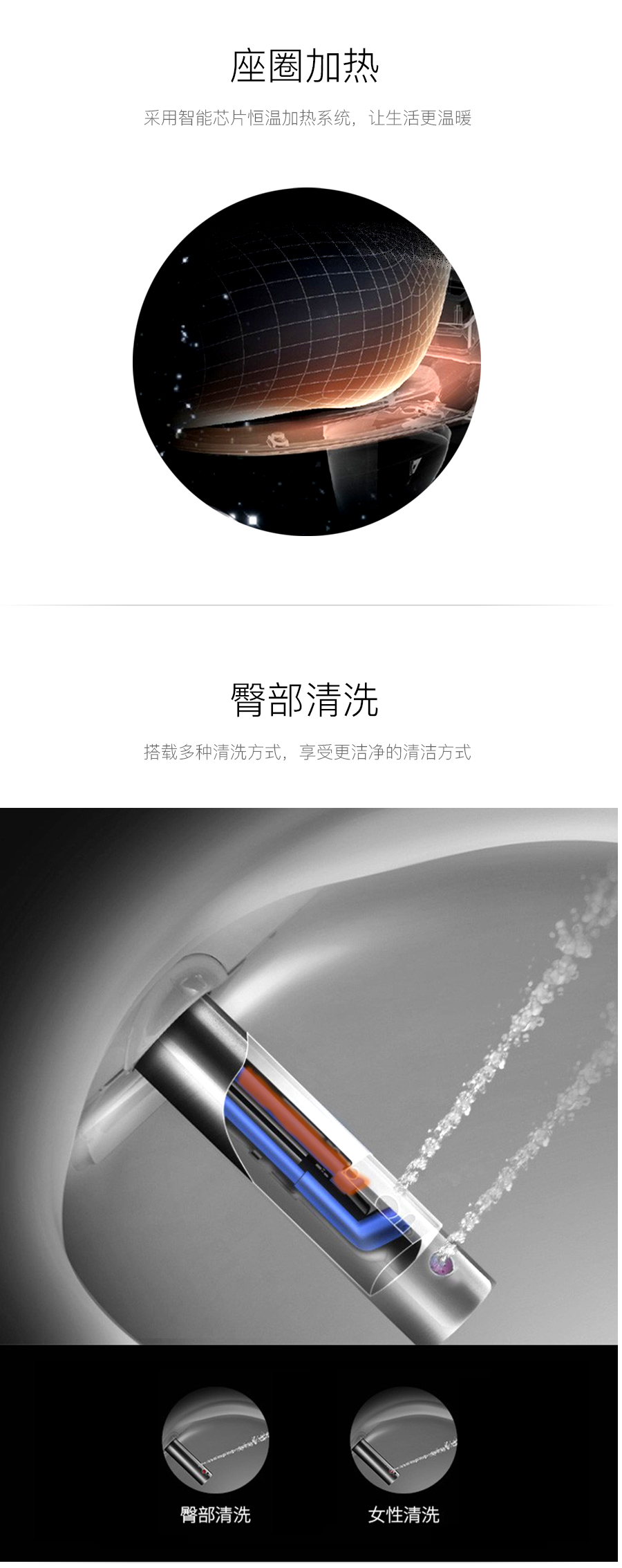 GOHGOH智能陶瓷坐便器 即熱式感應馬桶