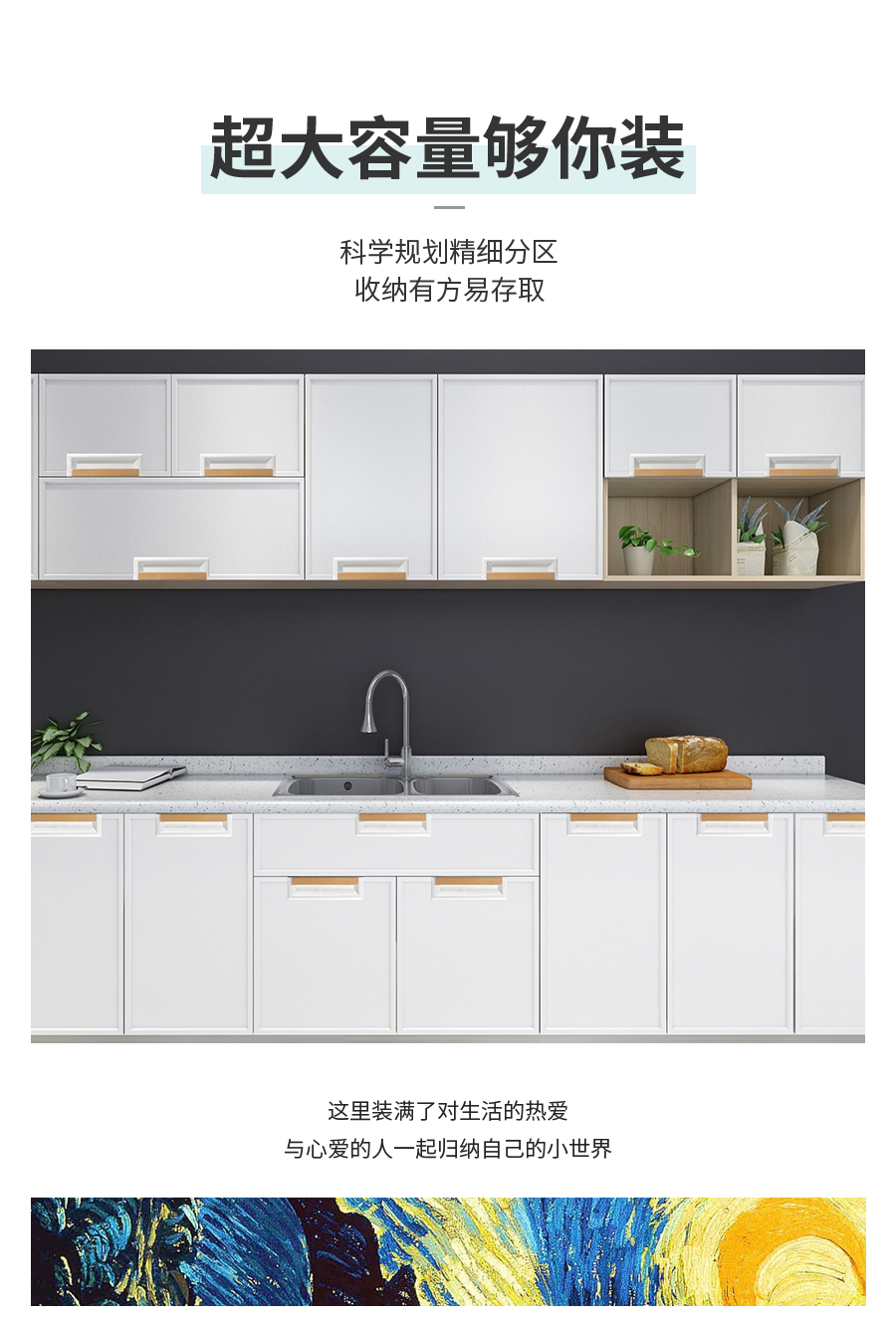 星空梵高定制櫥柜 哈萊格調·X-1櫥柜